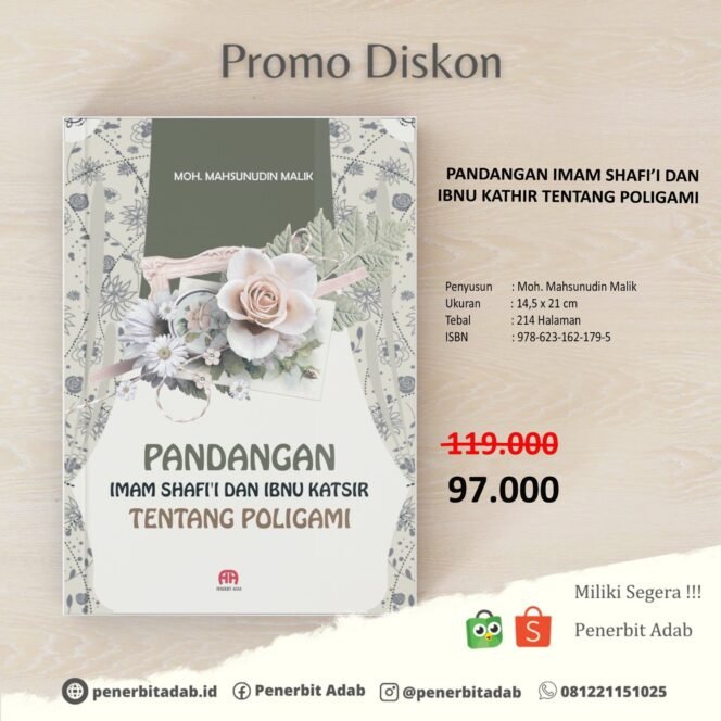 
 Buku Pandangan Imam Shafi’i dan Ibnu Katsir Tentang Poligami